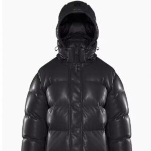 Aritzia Leather Super Puff